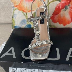 Women’s silver heels
